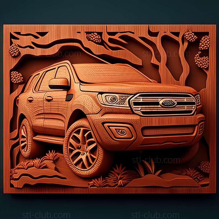3D мадэль Ford Everest (STL)